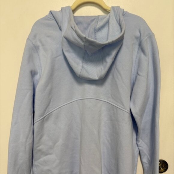 TEK GEAR ULTRASOFT FLEECE WOMENS ZIP UP POWDER BLUE HOODIE. SZ. 1X - Picture 3 of 3